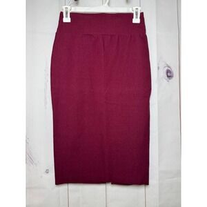Burgandy Pencil Skirt / Size Medium / Sku0037